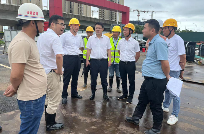 市政公用集團黨委委員、督查督辦室部長劉順保到杭州路項目調(diào)研