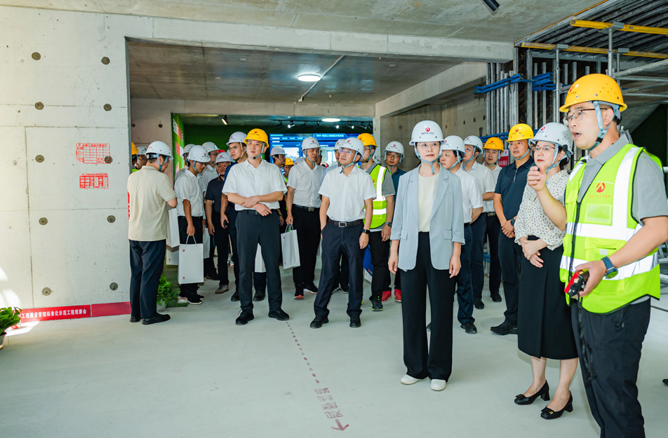 2024 年江西省住房城鄉(xiāng)建設系統“質量月”工程質量管理標準化示范工程現場觀摩會