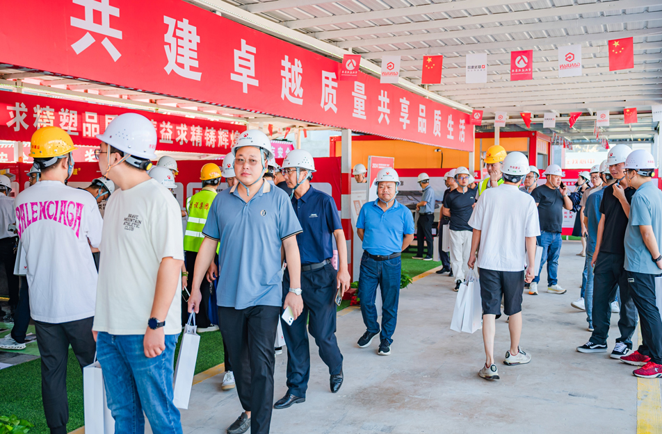 2024 年江西省住房城鄉(xiāng)建設系統“質量月”工程質量管理標準化示范工程現場觀摩會